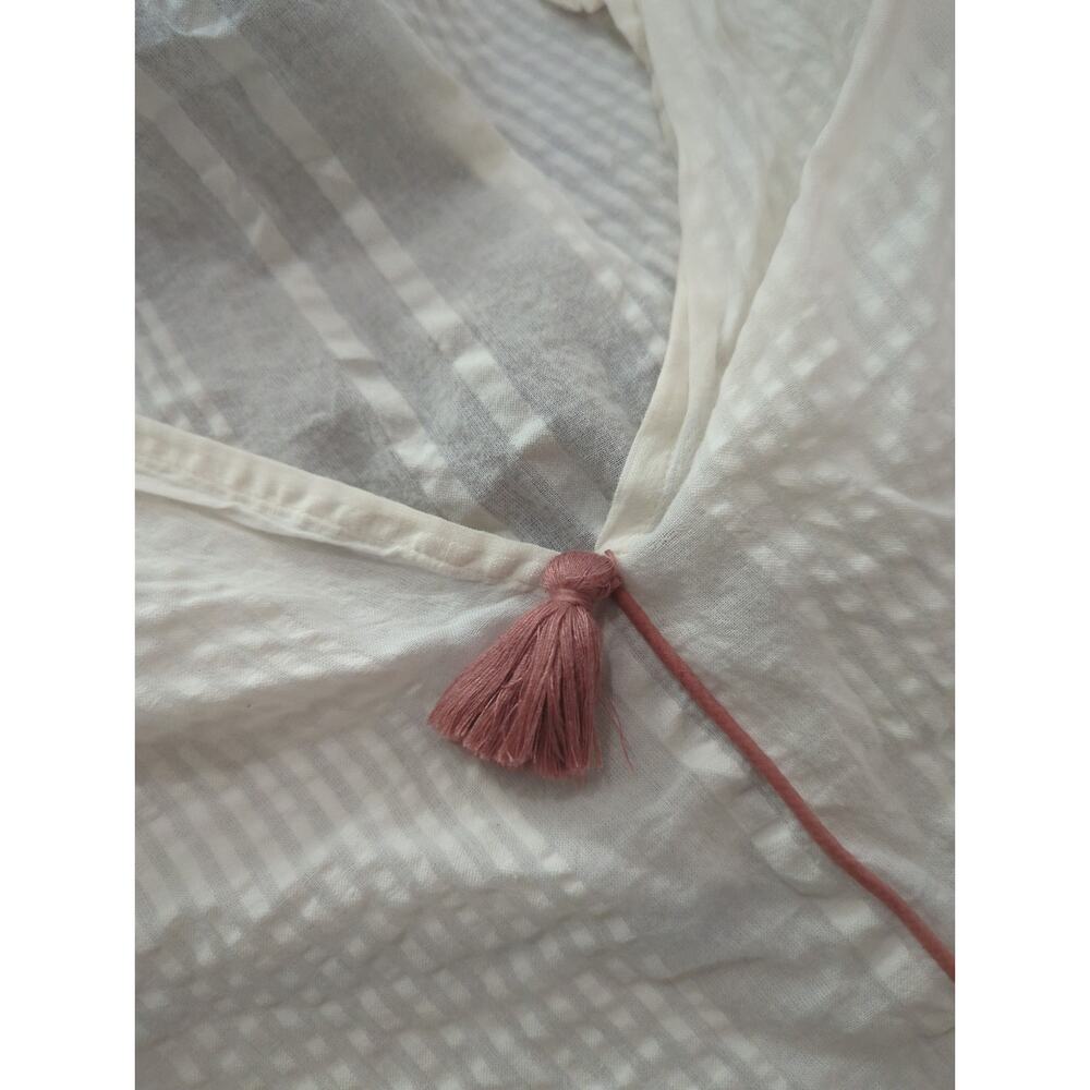 Roller Rabbit Embroidered Floral Boho Top - Picture 7 of 8